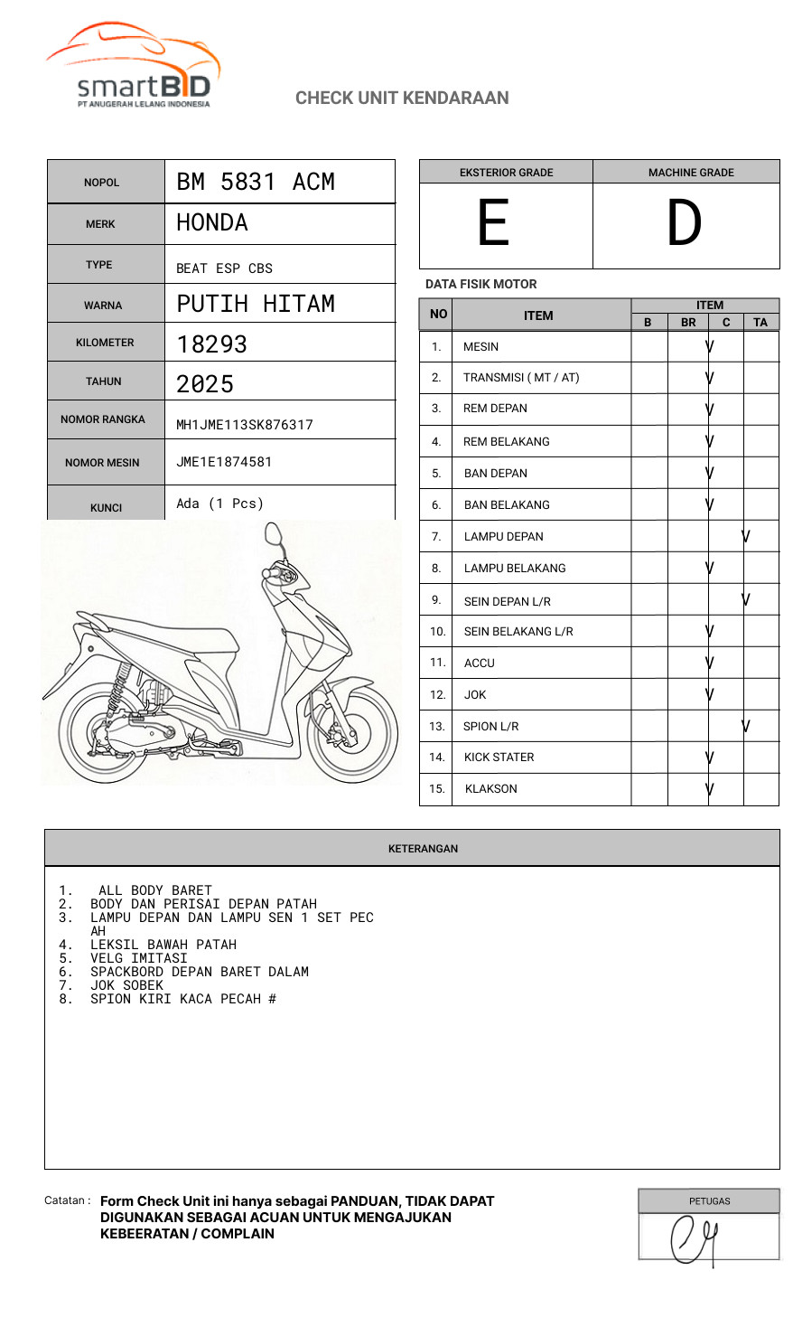HONDA BEAT ESP CBS