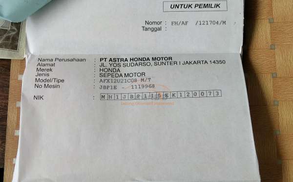 HONDA SUPRA X 125 FI CW