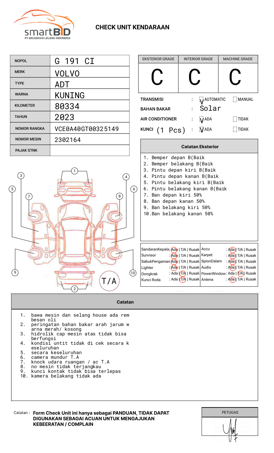 VOLVO ADT A40G