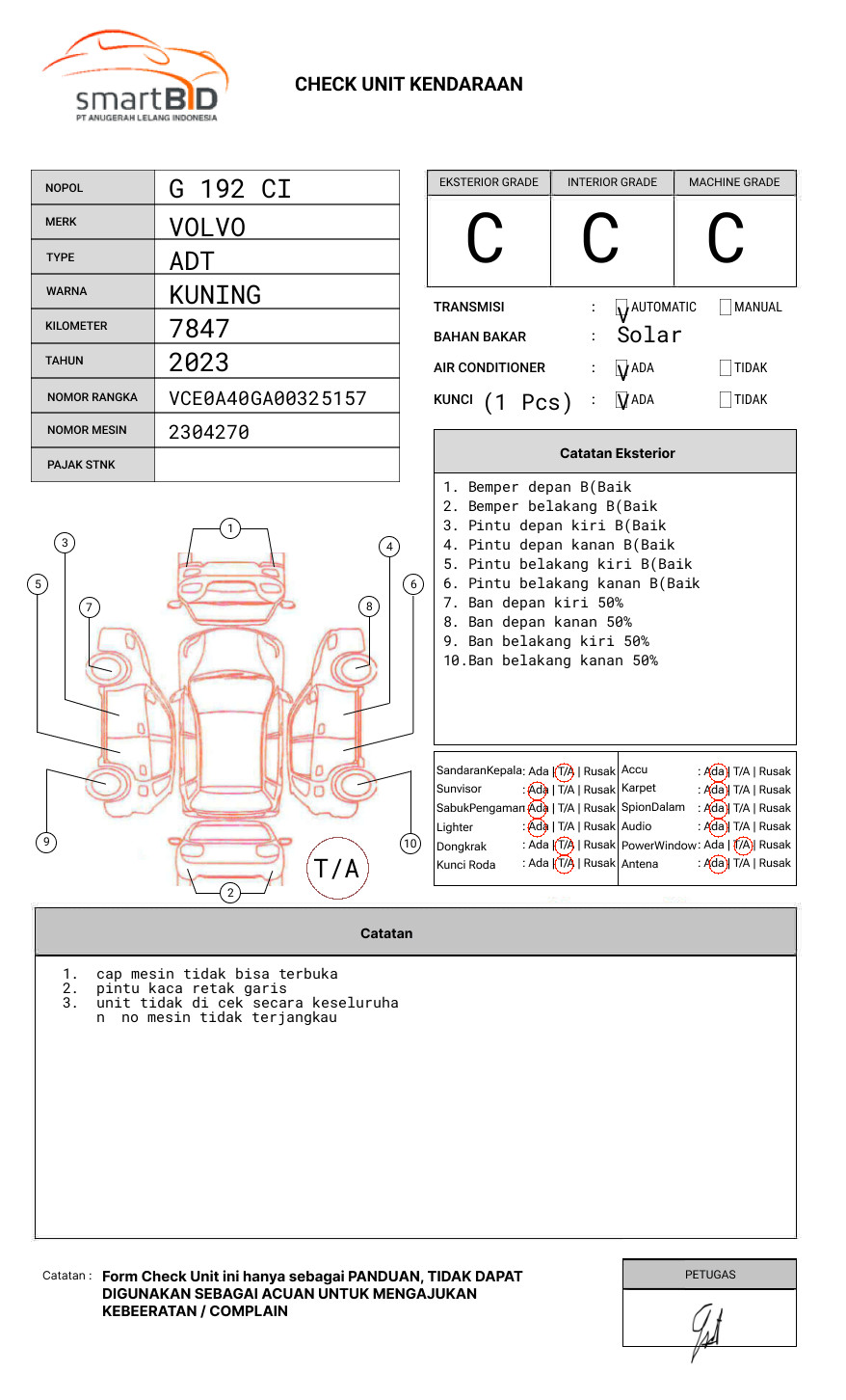 VOLVO ADT A40G