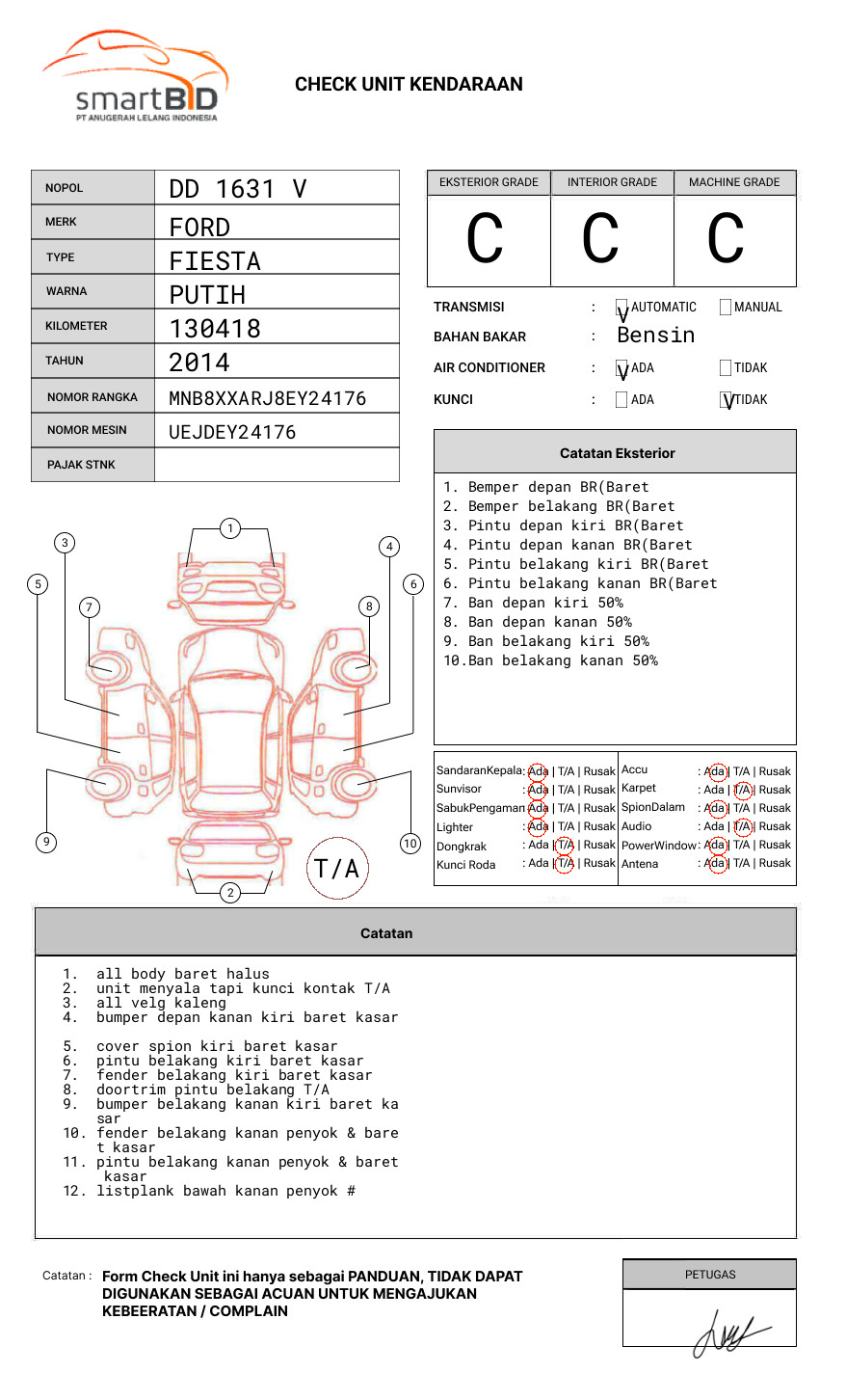 FORD FIESTA 1.5L