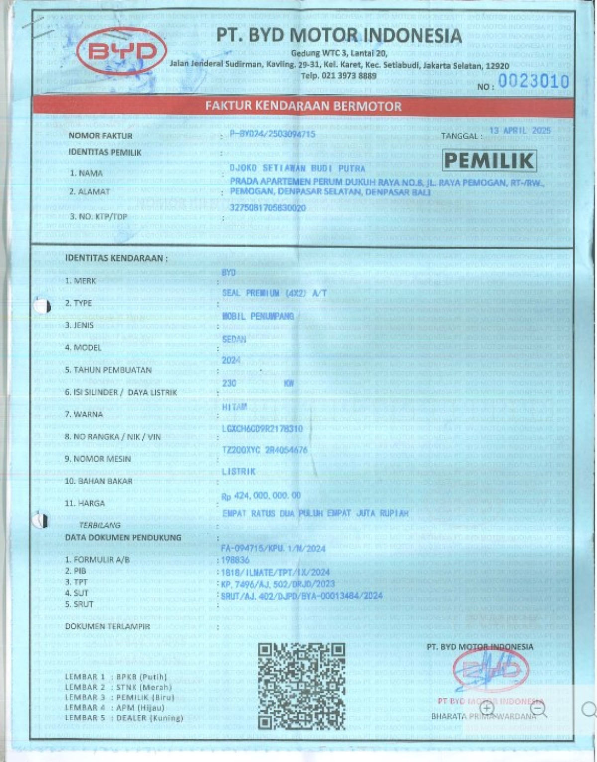 BYD SEAL PREMIUM (4X2)