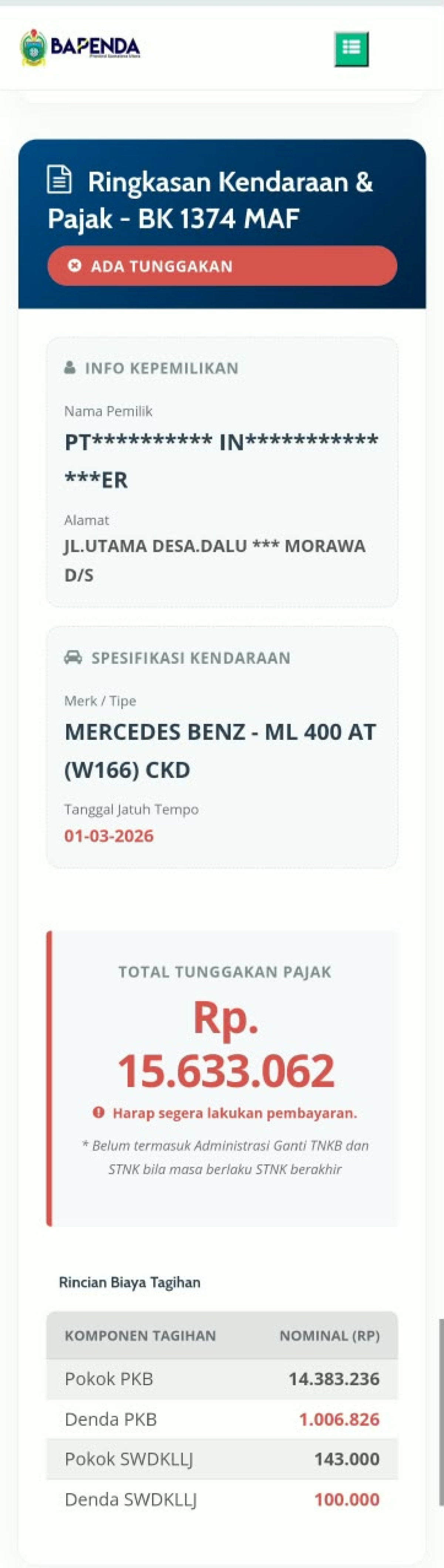 MERCEDES BENZ ML 400