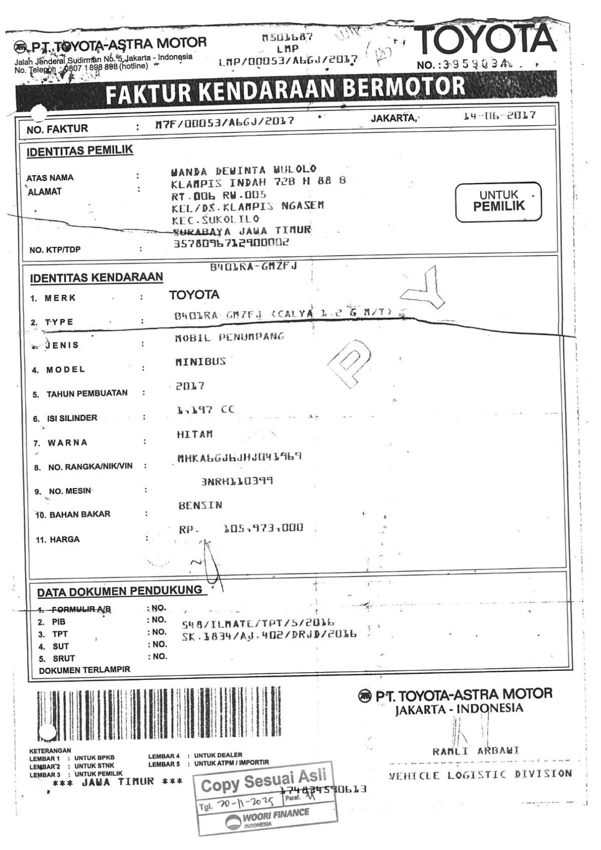 TOYOTA CALYA 1.2 G M/T