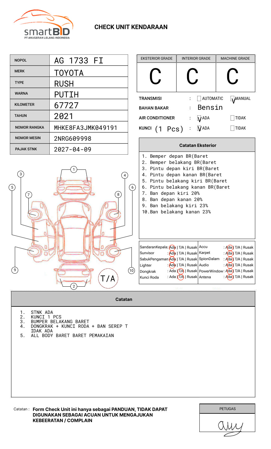 TOYOTA RUSH TRD SUPORTIVO