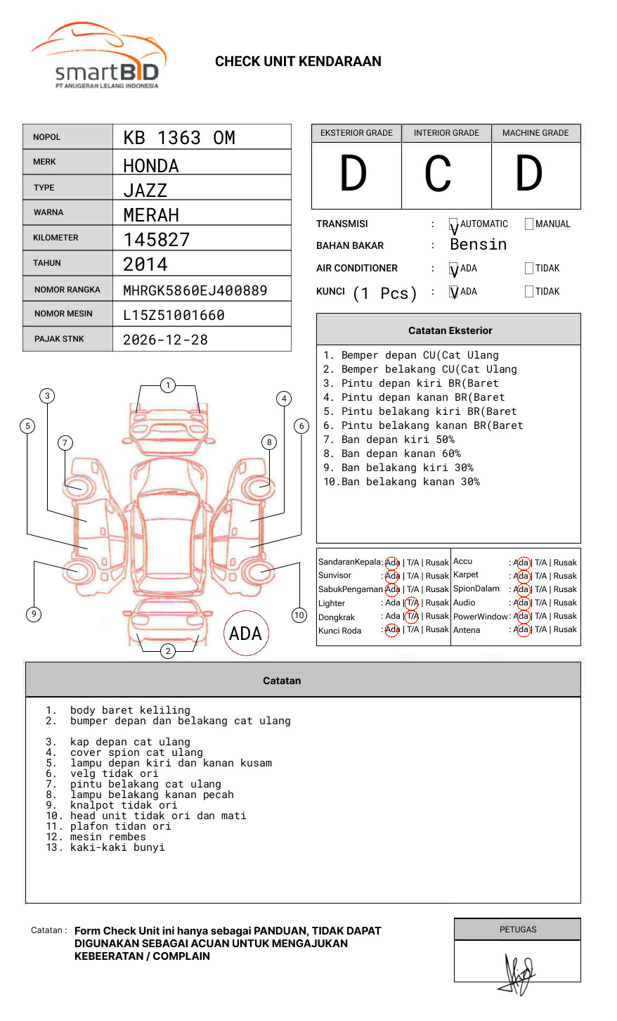 HONDA JAZZ GK5 1.5 RS