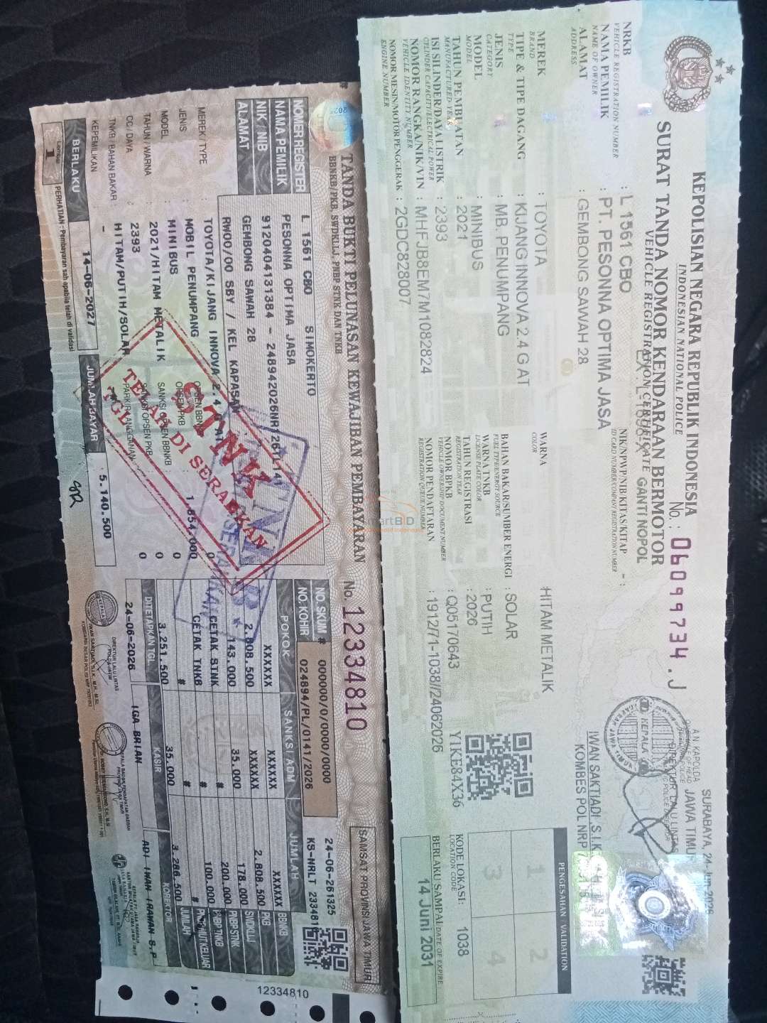 TOYOTA INNOVA G