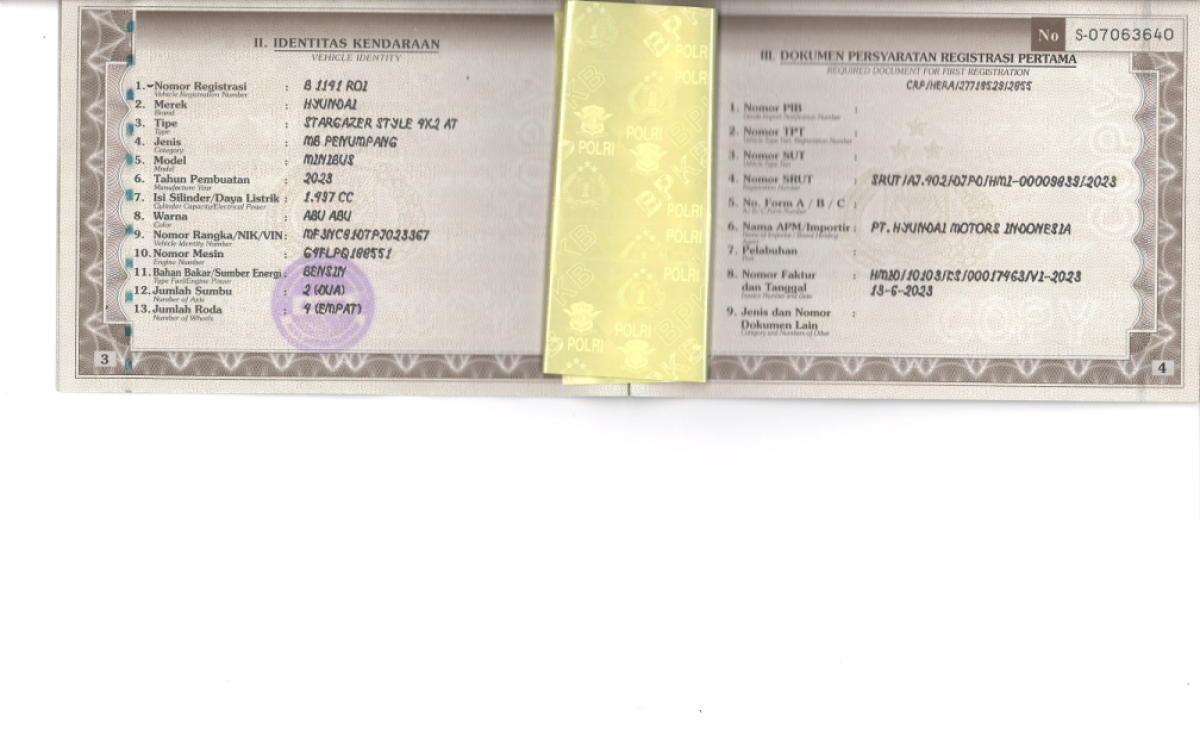 HYUNDAI STARGAZER STYLE AT