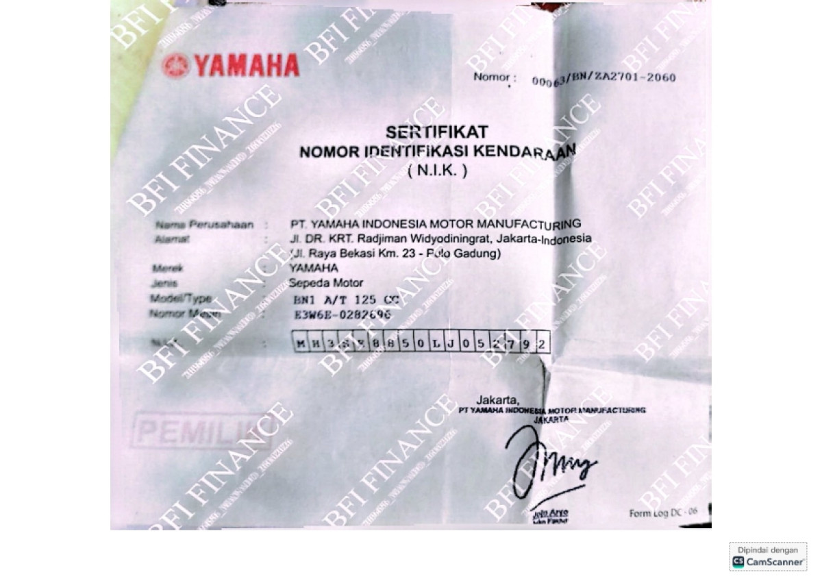 YAMAHA MIO M3 CW