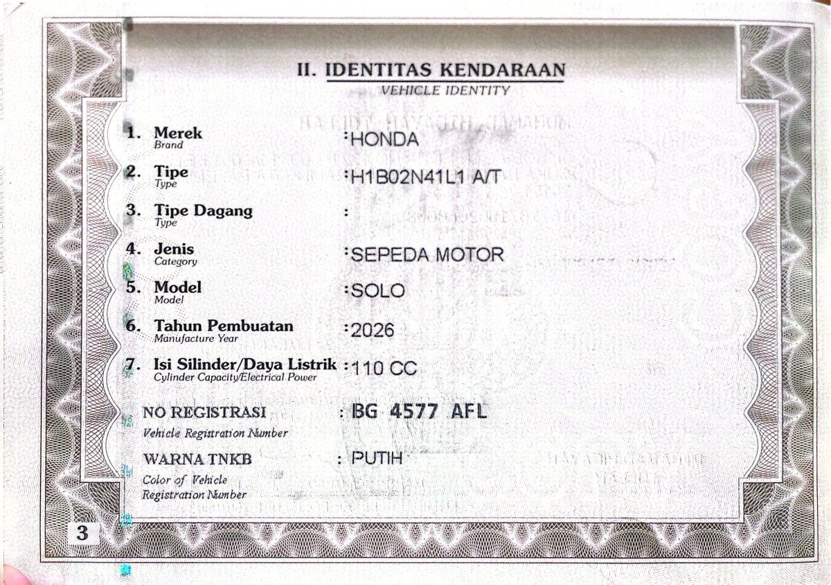 HONDA BEAT CBS FI CW