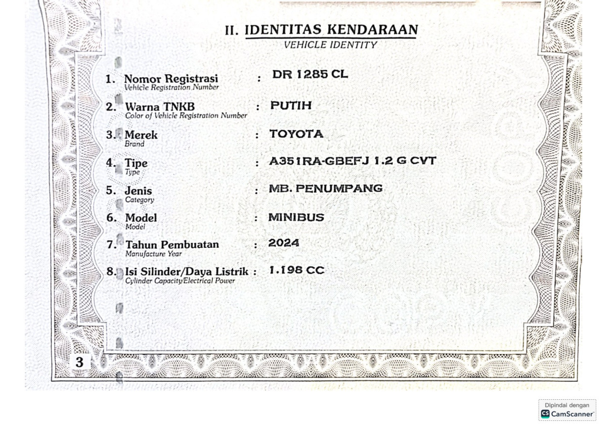 TOYOTA AGYA 1.2 G
