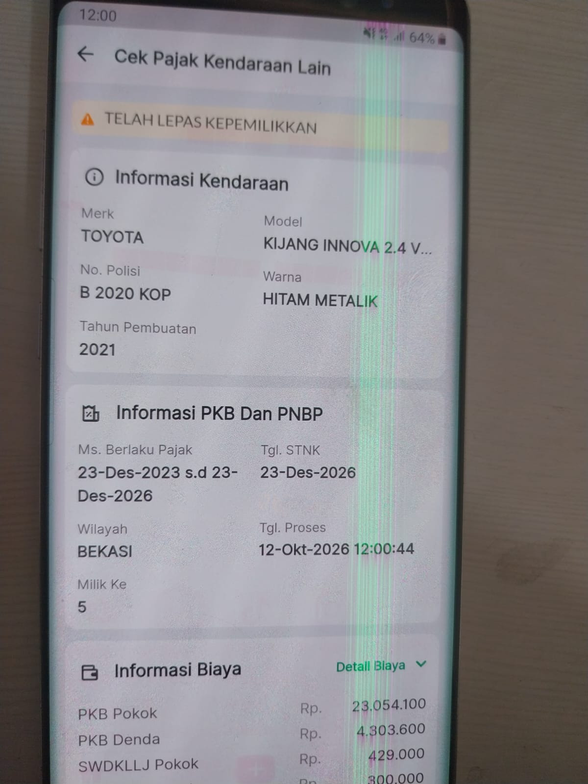 TOYOTA  INNOVA  2.4 V