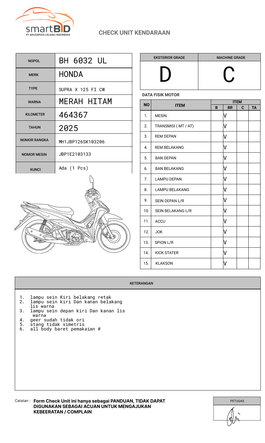HONDA SUPRA X 125 FI CW