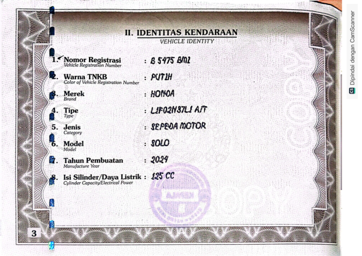 HONDA VARIO 125 CBS