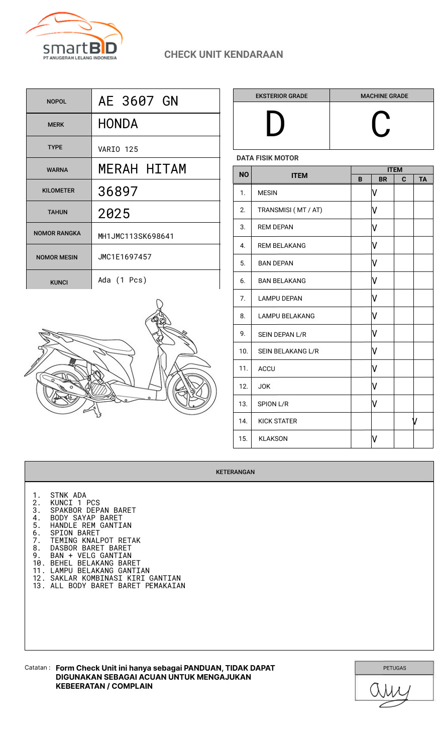 HONDA  VARIO 125