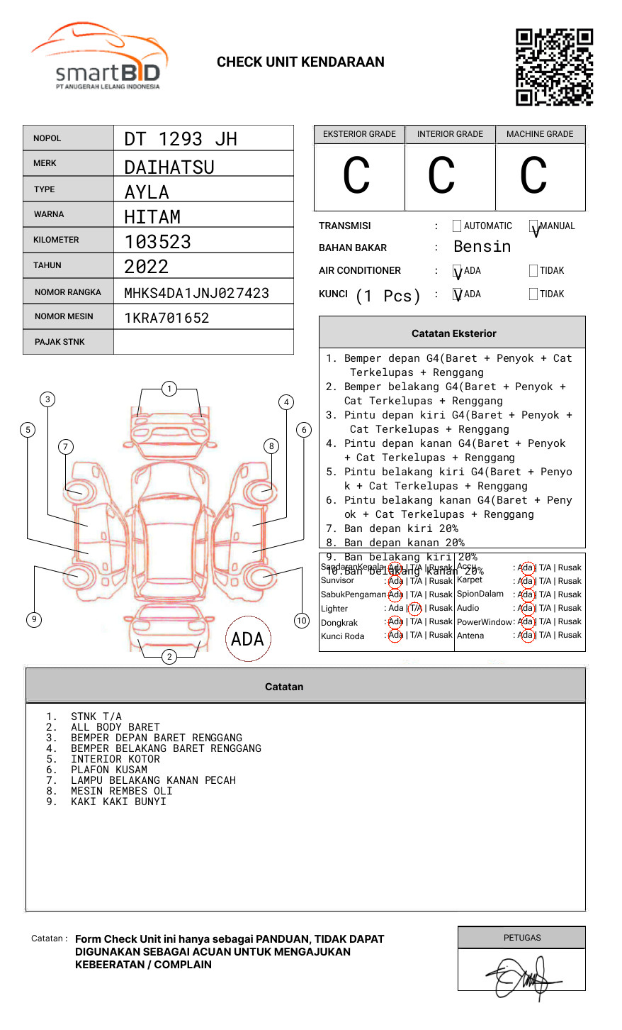 DAIHATSU AYLA 1.0 D