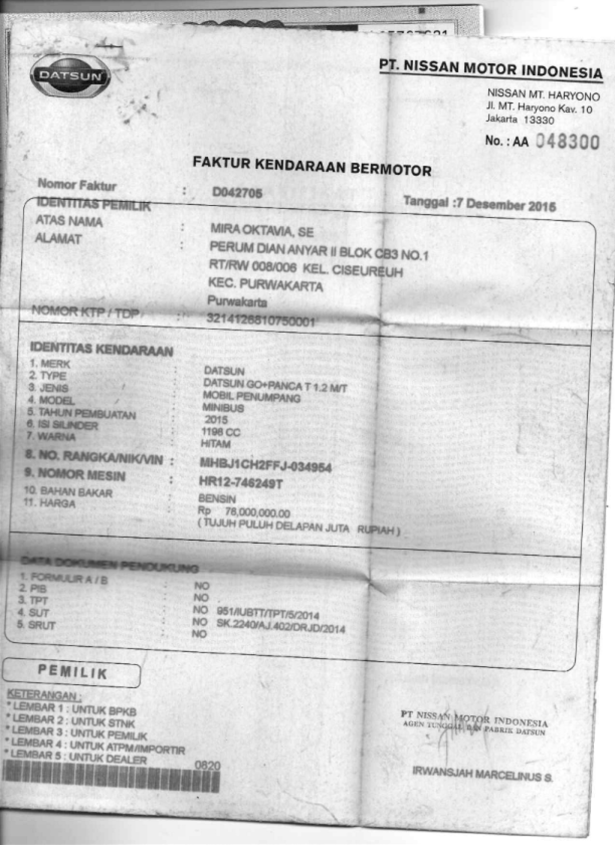 DATSUN  GO + PANCA GO+PANCA T