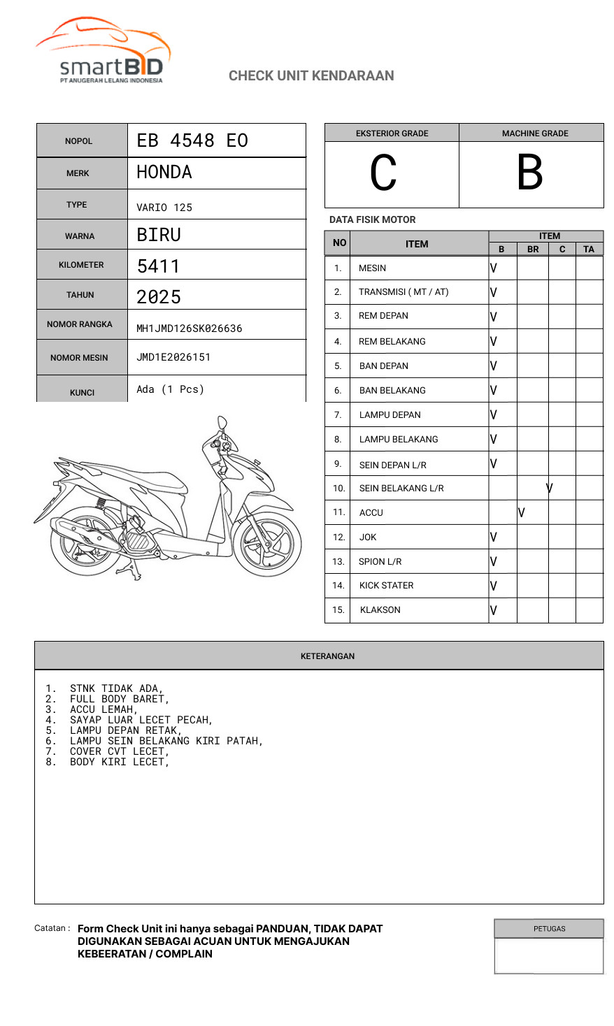 HONDA  VARIO 125