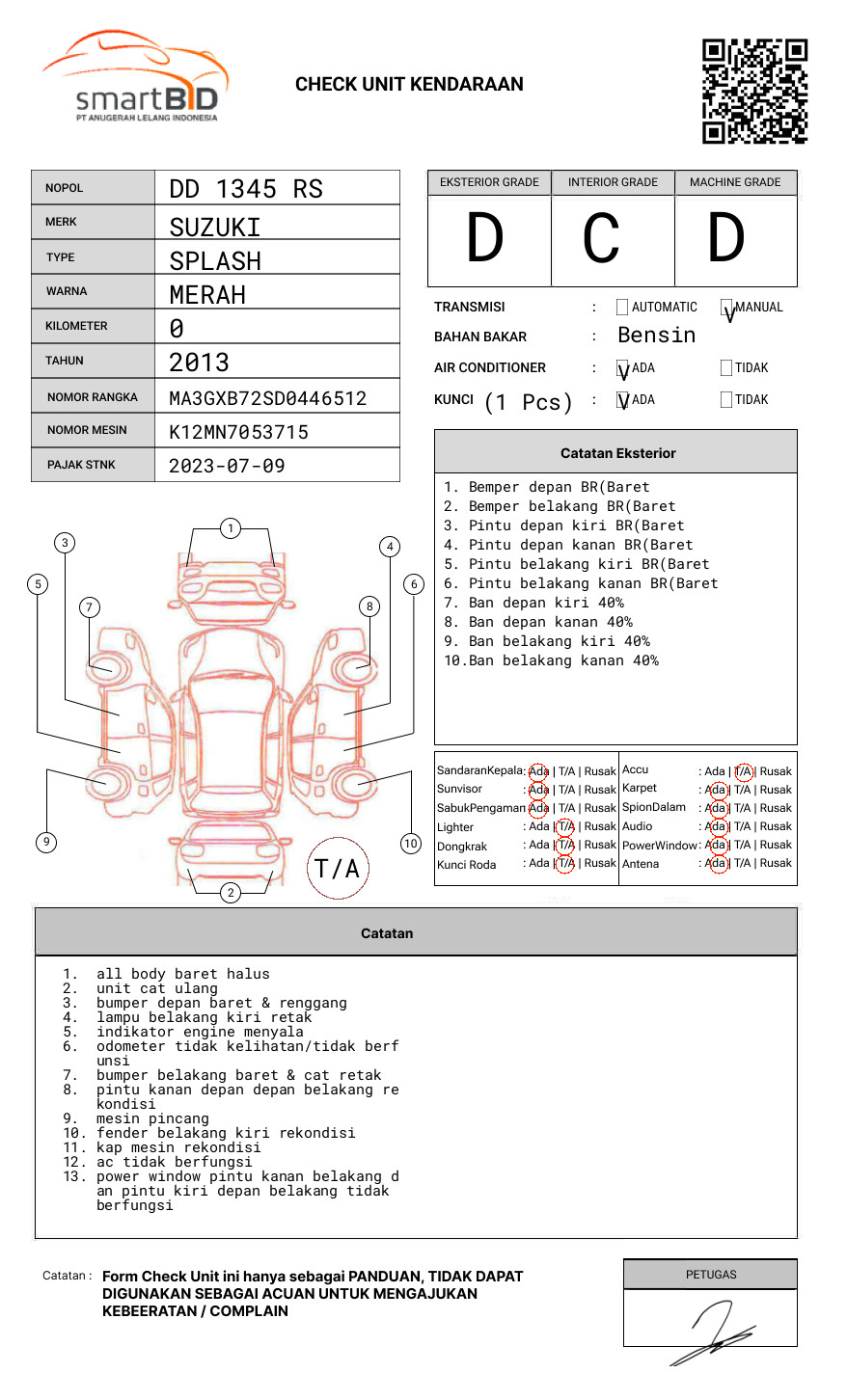 SUZUKI SPLASH