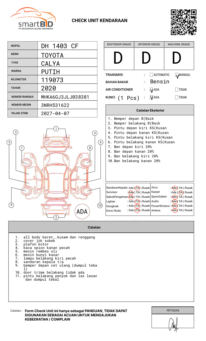 TOYOTA  CALYA  1.2 E M/T