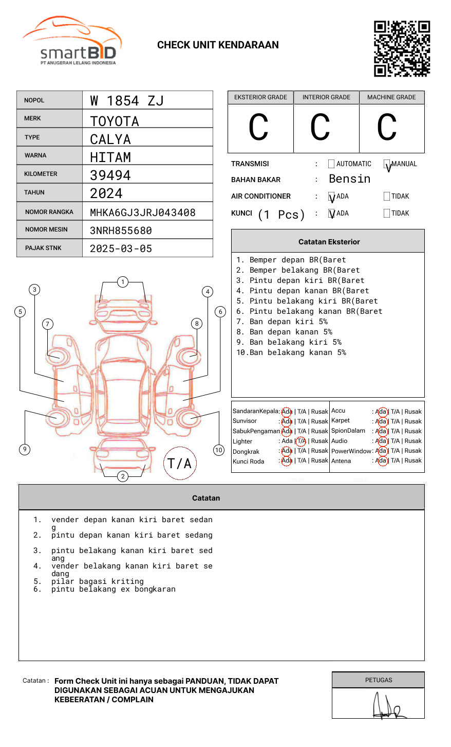 TOYOTA CALYA 1.2 E M/T