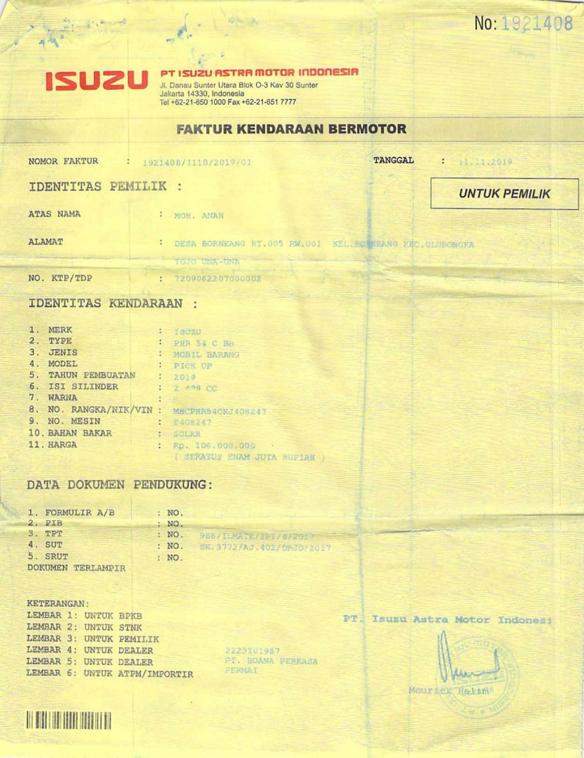ISUZU  PHR  54 C BB