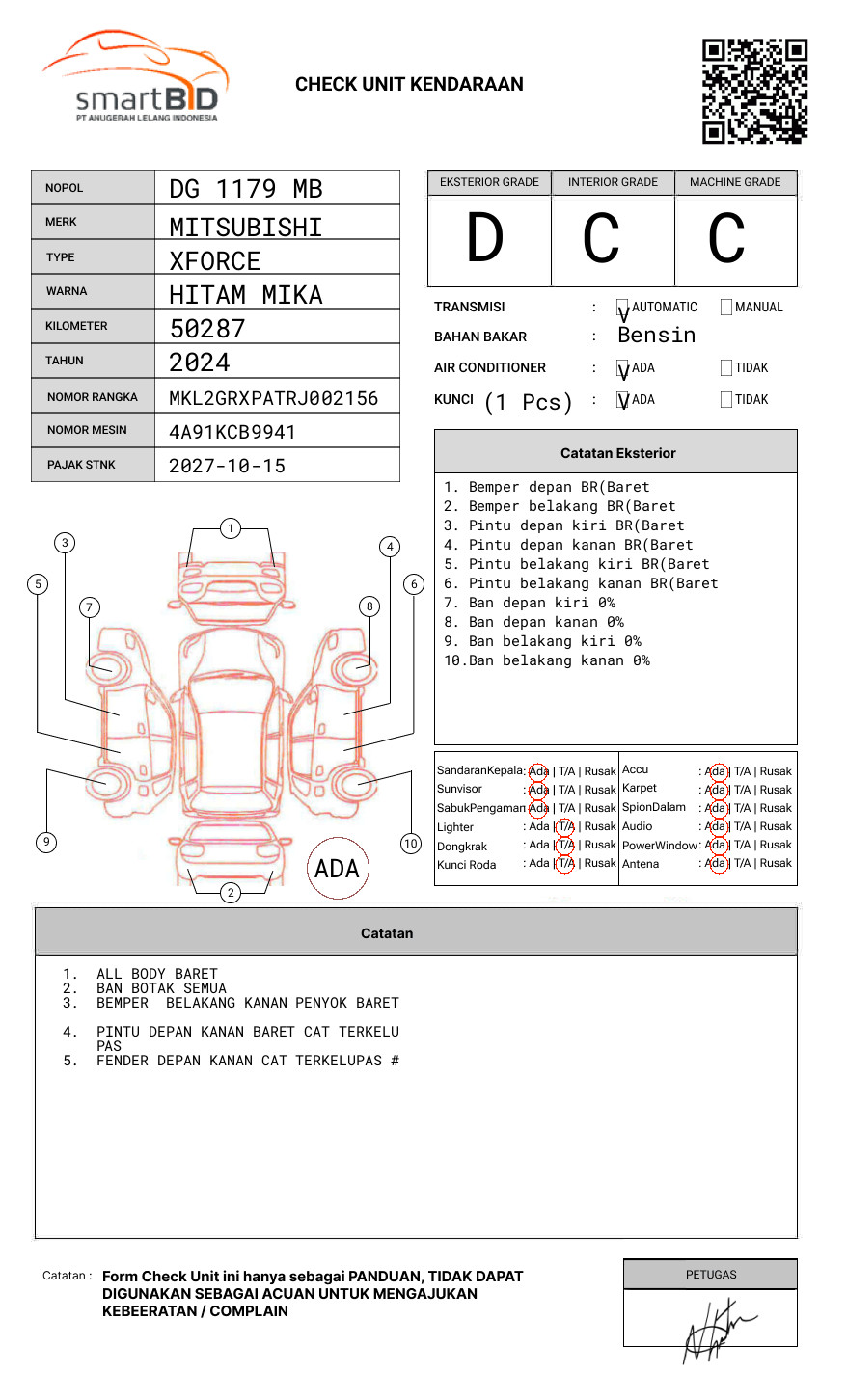 MITSUBISHI XFORCE