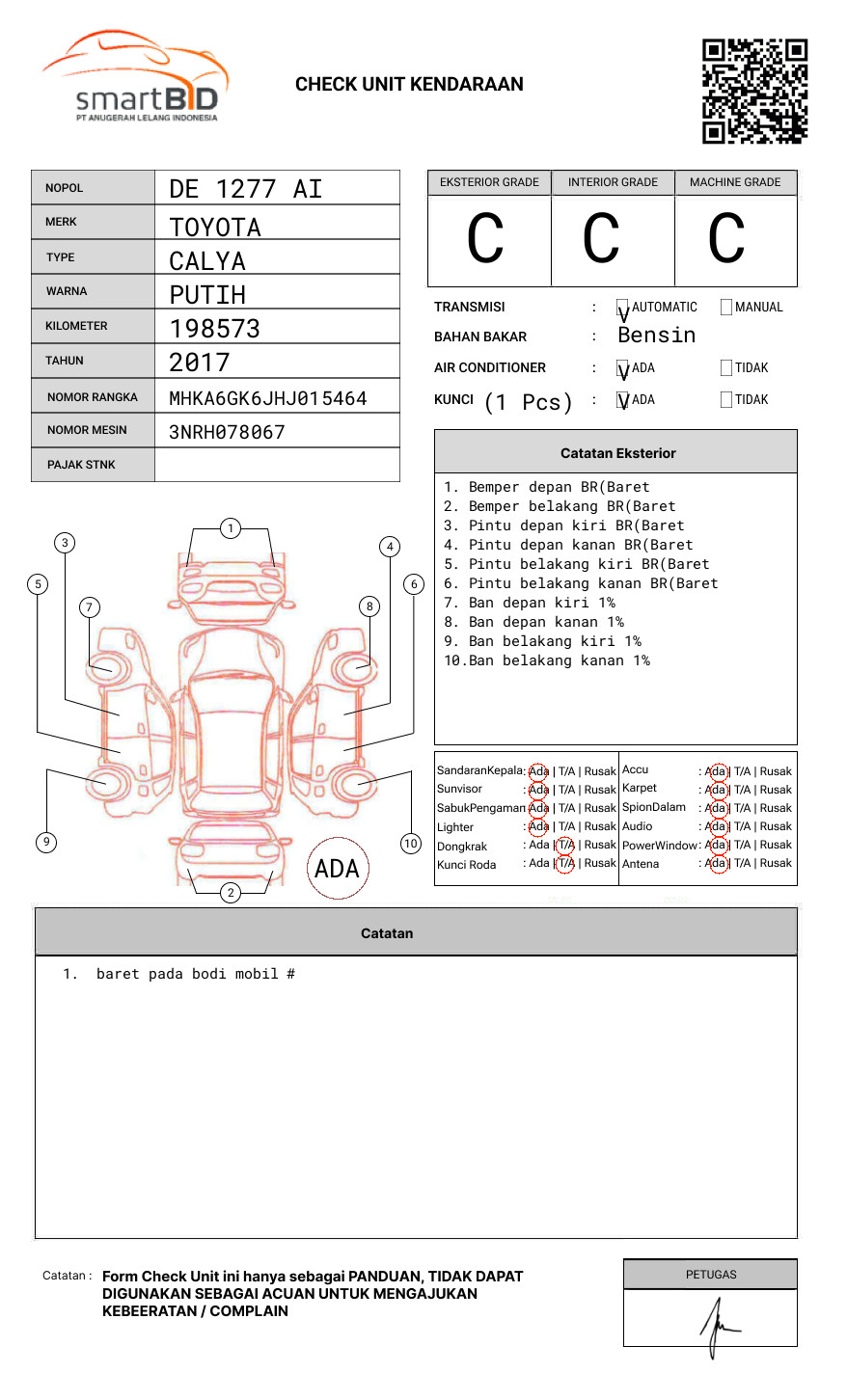 TOYOTA CALYA 1.2 G A/T