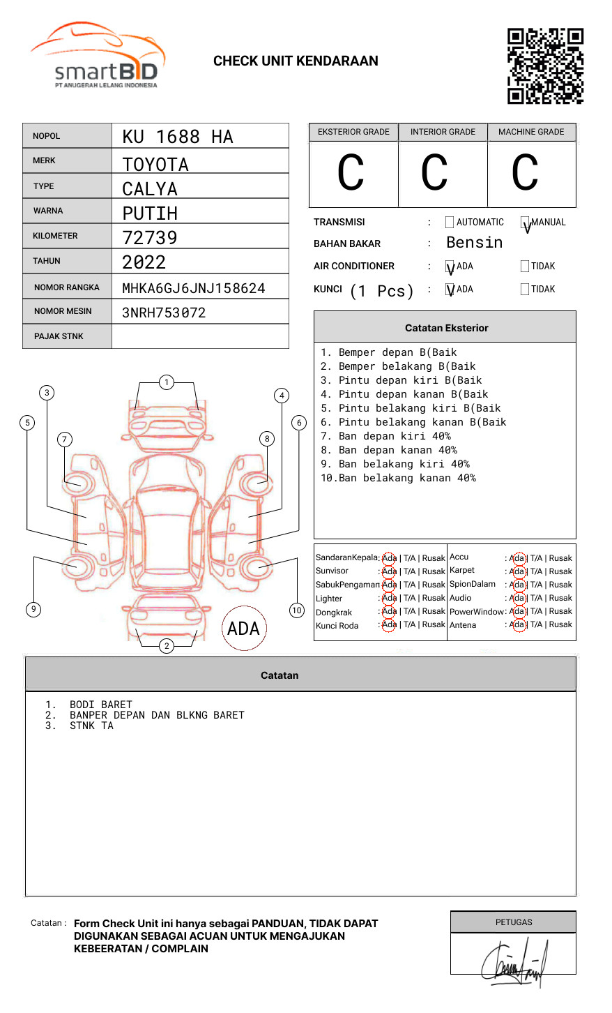 TOYOTA CALYA 1.2 G M/T