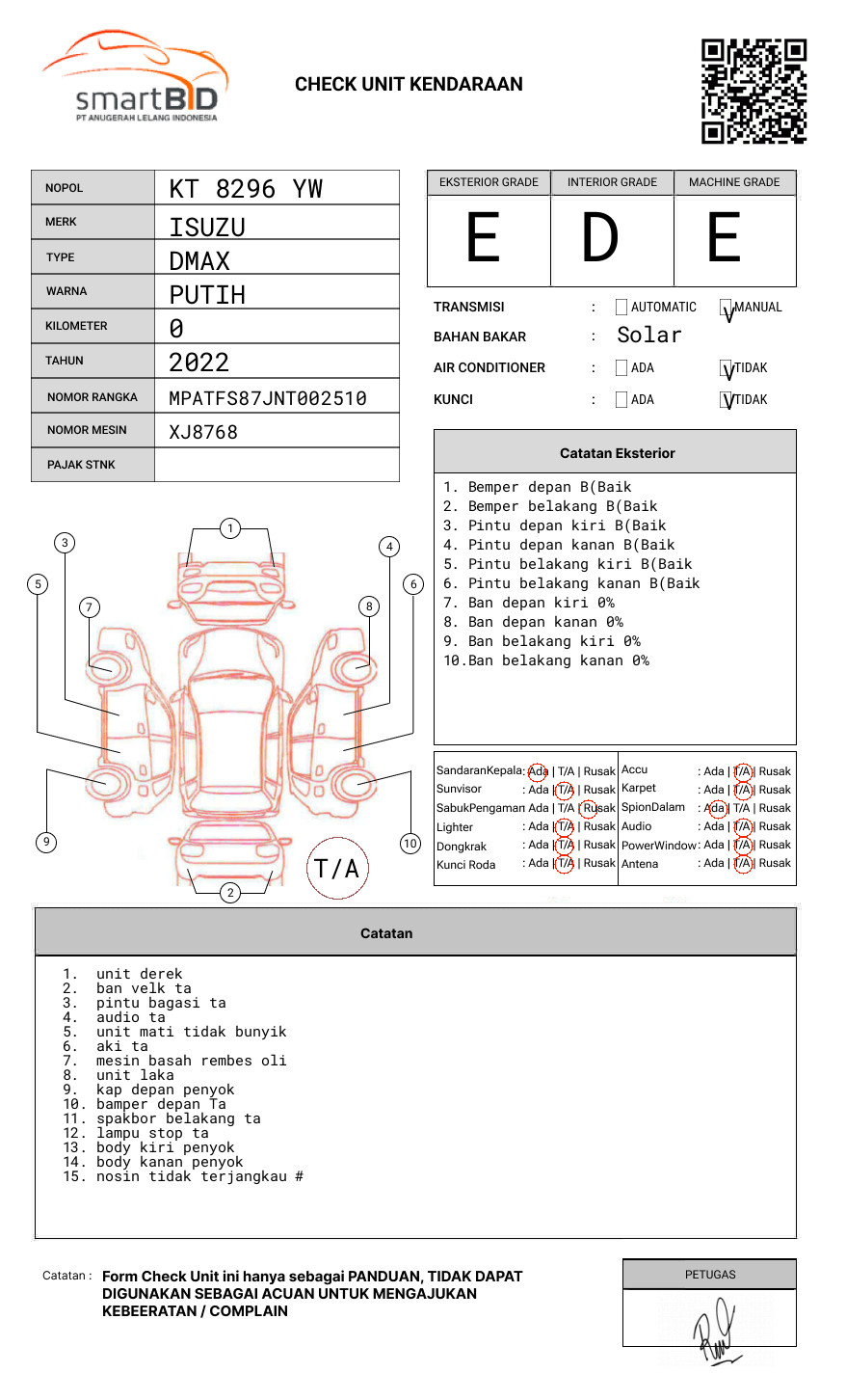 ISUZU DMAX DC