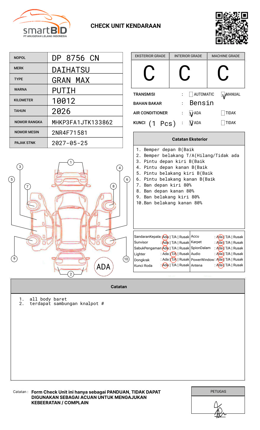 DAIHATSU GRAN MAX