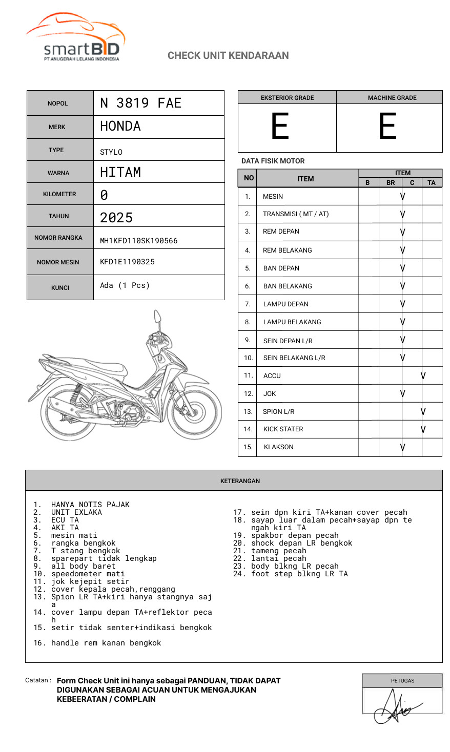 HONDA STYLO