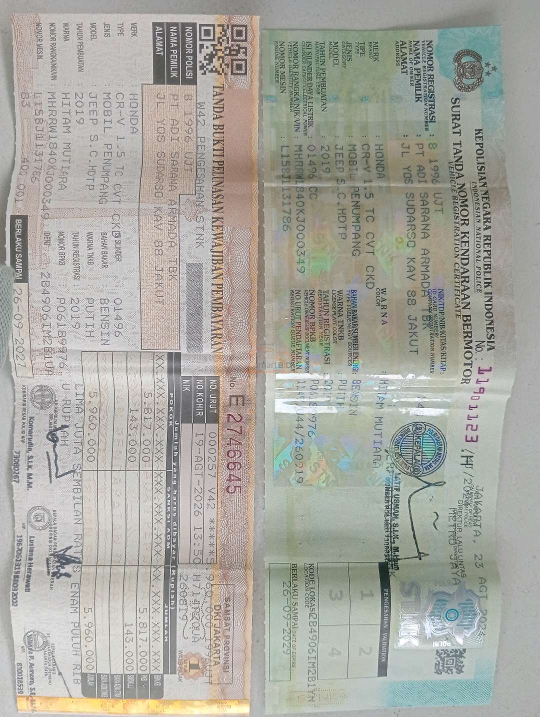 HONDA CRV 1.5 TC
