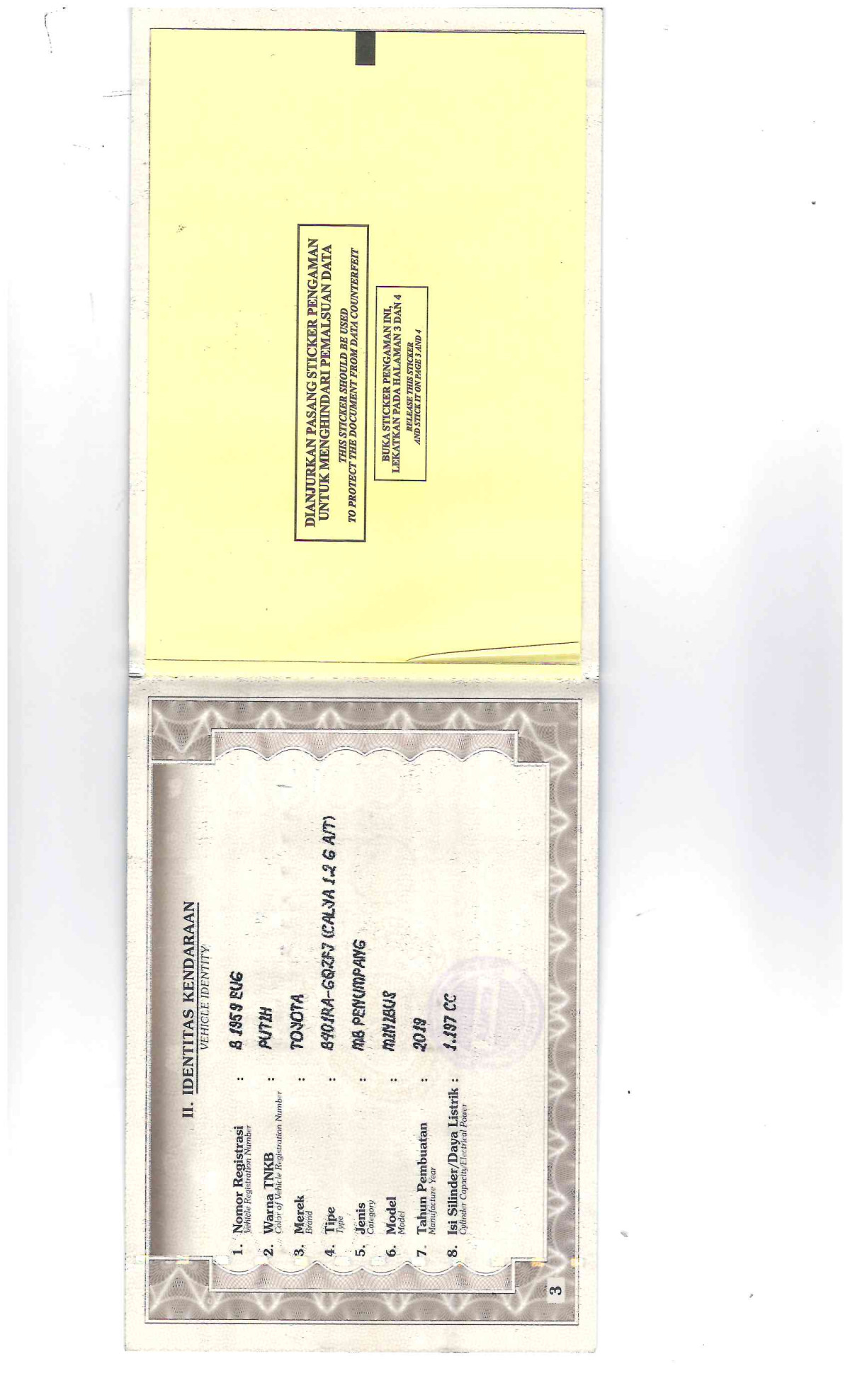 TOYOTA CALYA 1.2 G A/T