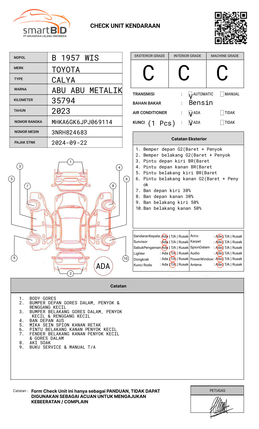 TOYOTA CALYA 1.2 G A/T