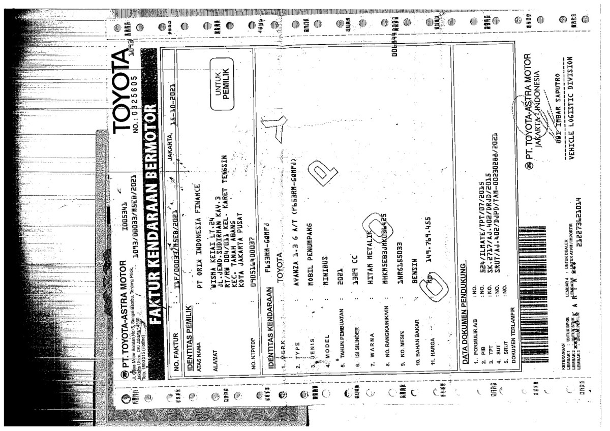 TOYOTA  AVANZA  1.3 G