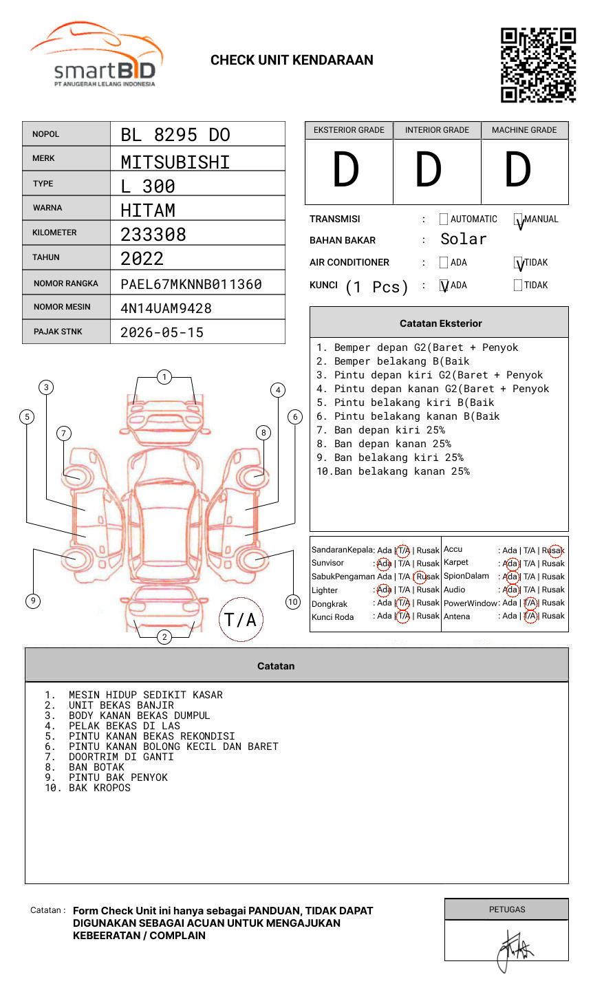 MITSUBISHI L 300