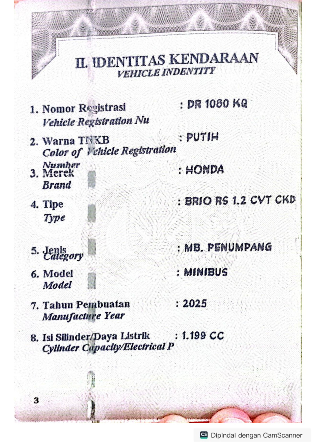 HONDA BRIO RS