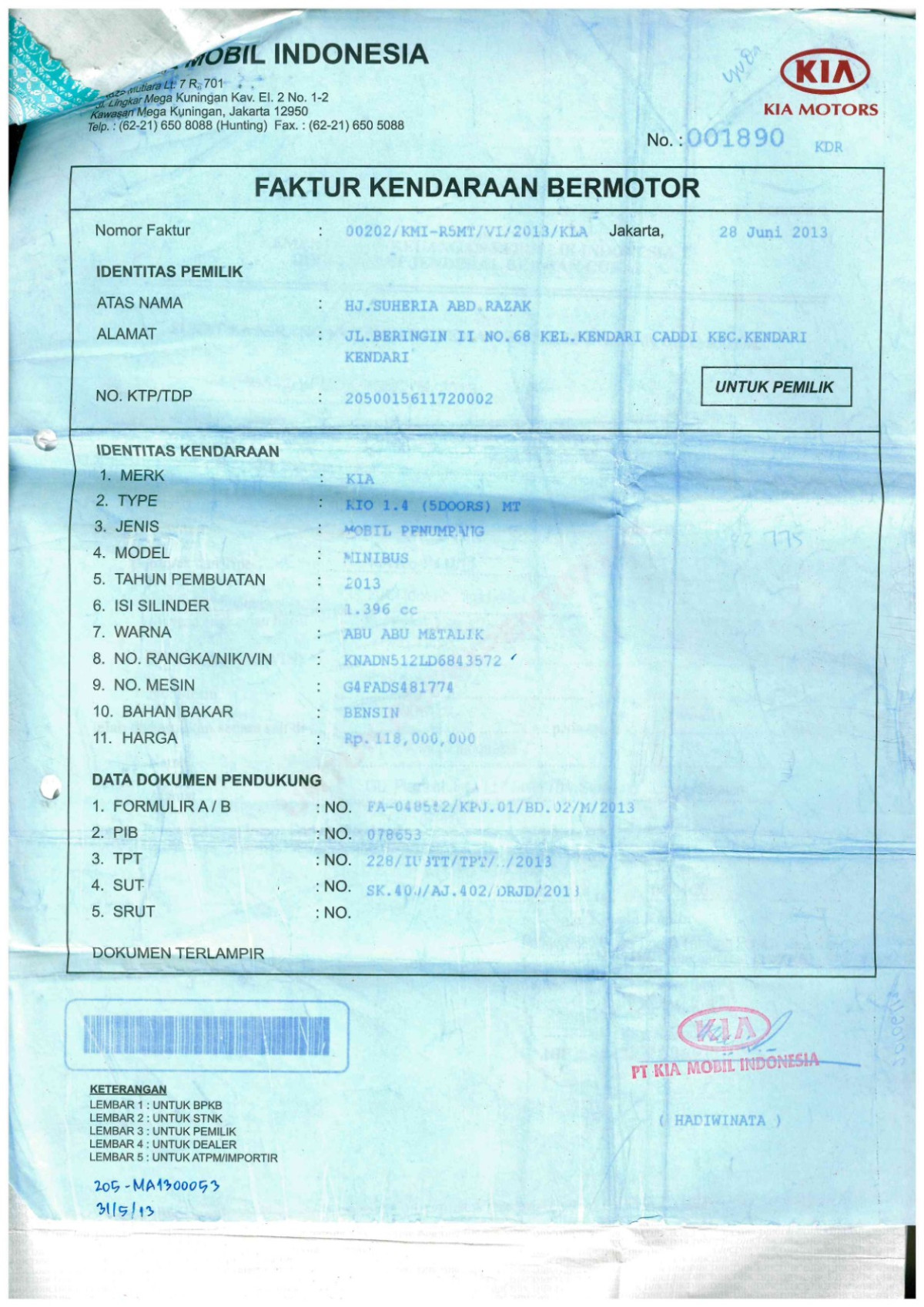 KIA  RIO  1.4