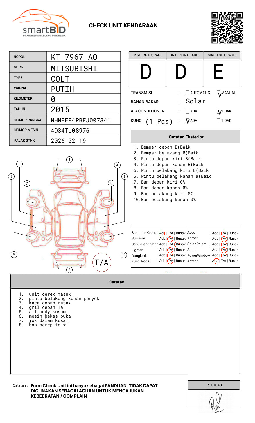MITSUBISHI COLT