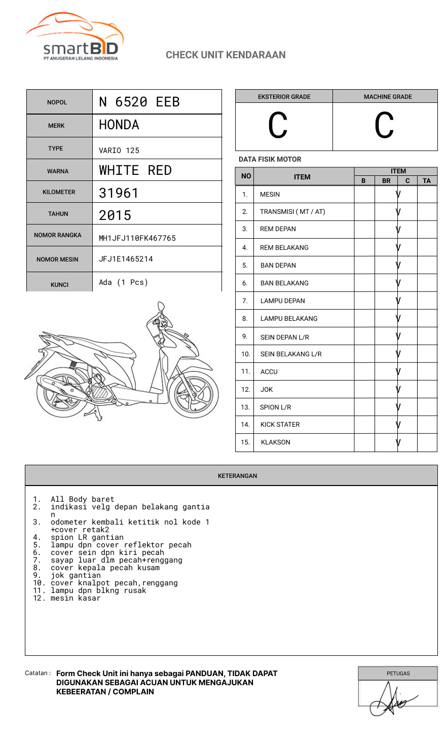 HONDA  VARIO 125