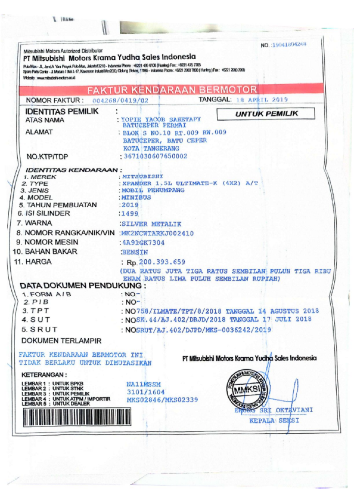 MITSUBISHI XPANDER 1.5L ULTIMATE