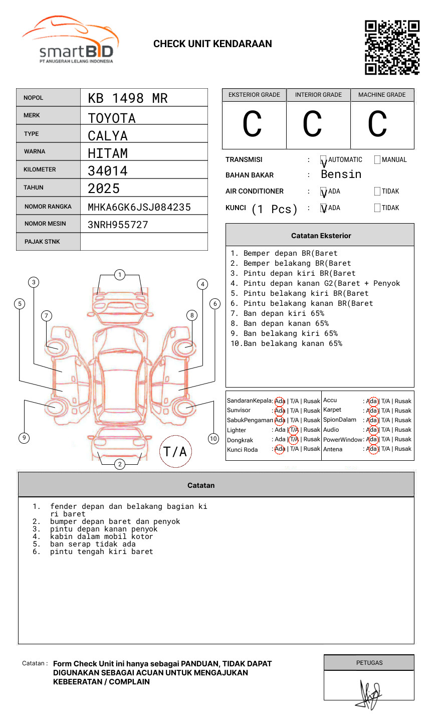 TOYOTA CALYA 1.2 G A/T