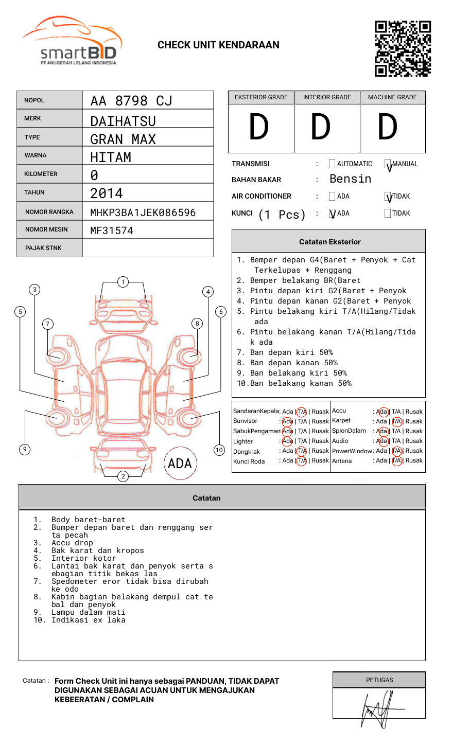 DAIHATSU GRAN MAX PICK-UP
