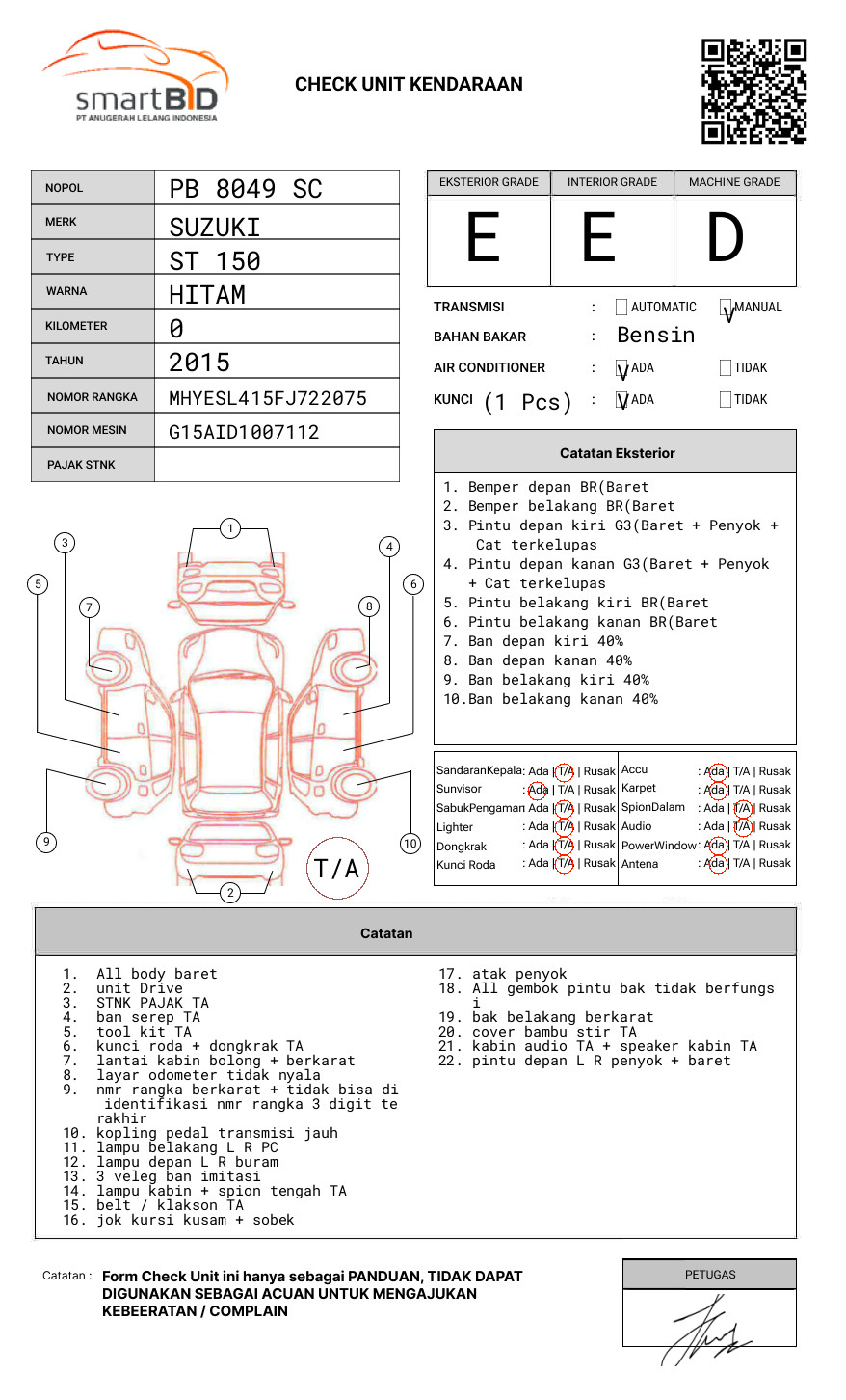 SUZUKI ST 150 PICK UP
