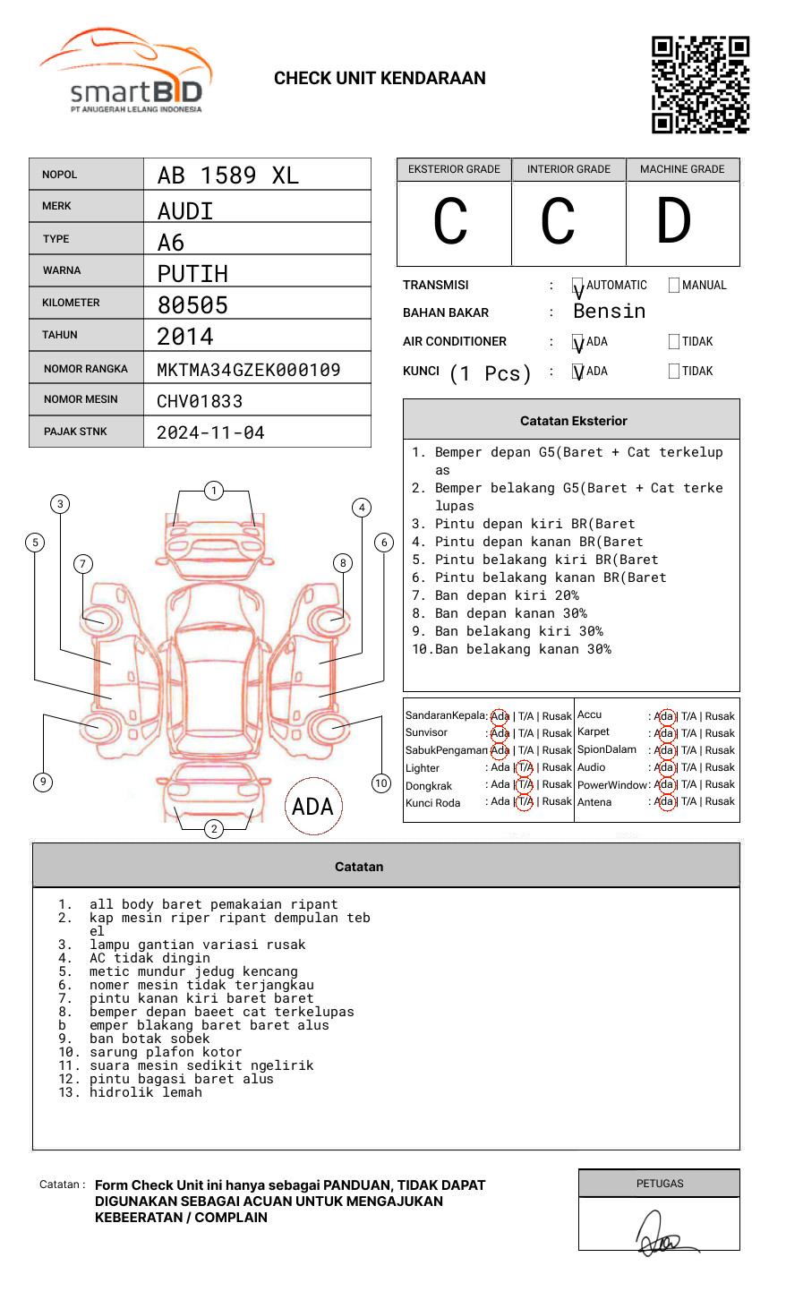 AUDI A.6 2.8 fsi