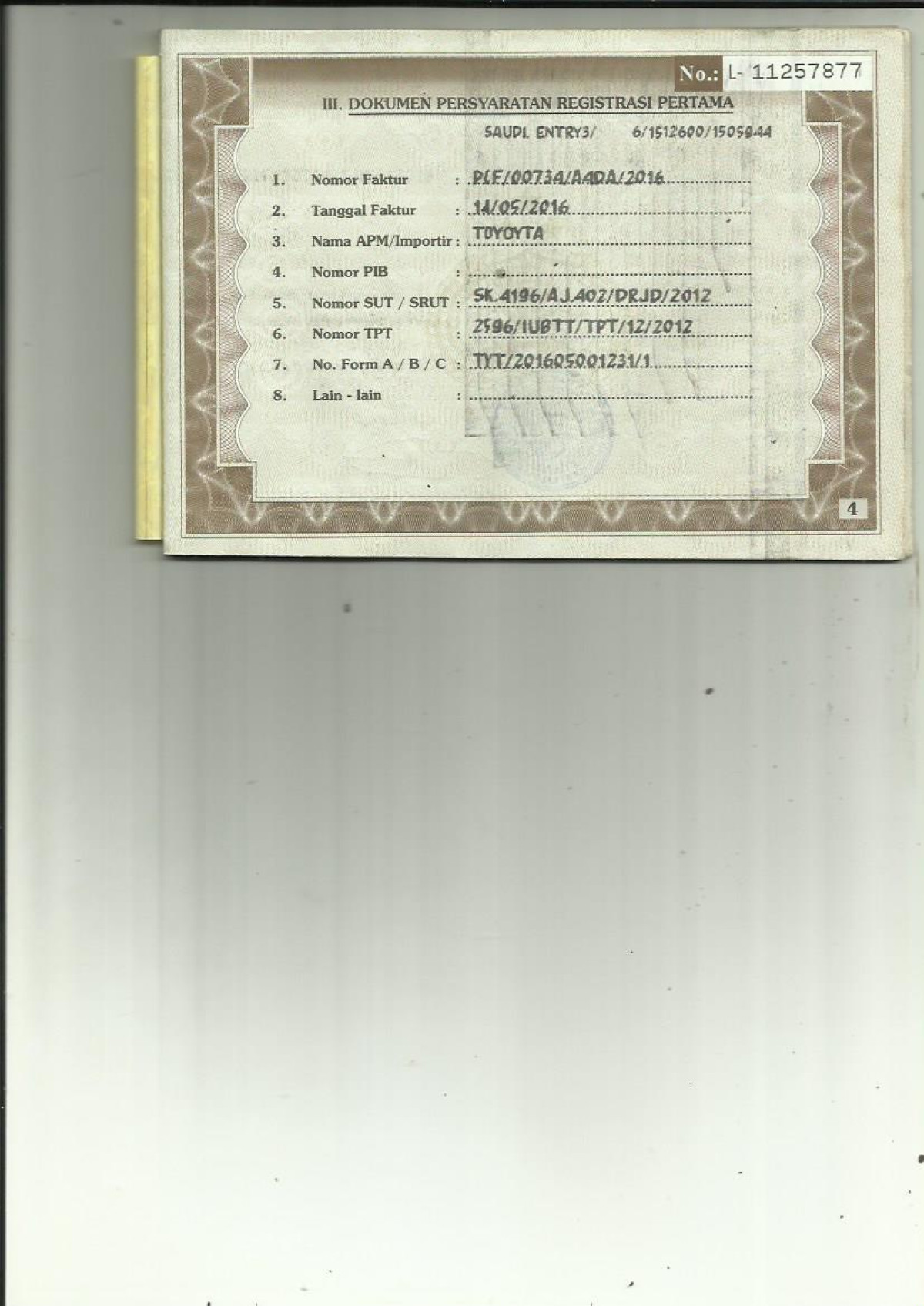 TOYOTA  AGYA  1.0 G