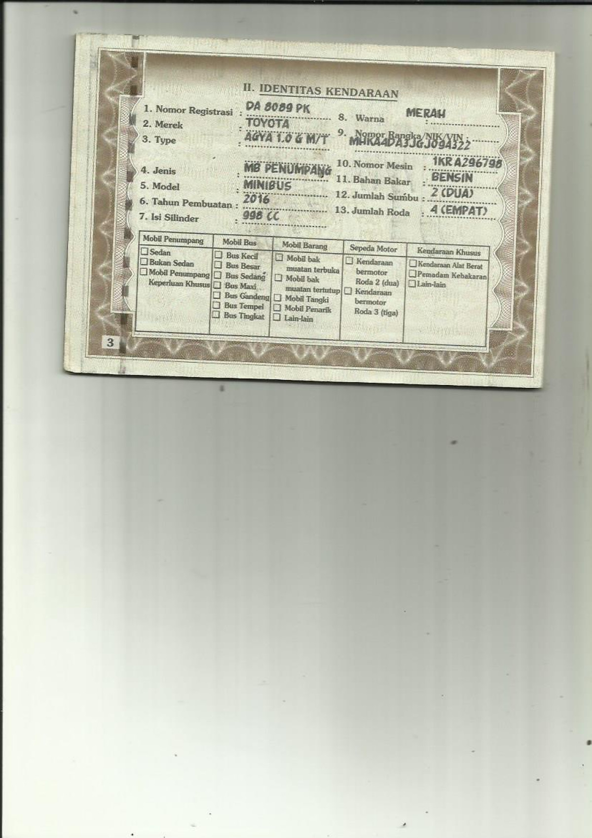 TOYOTA  AGYA  1.0 G