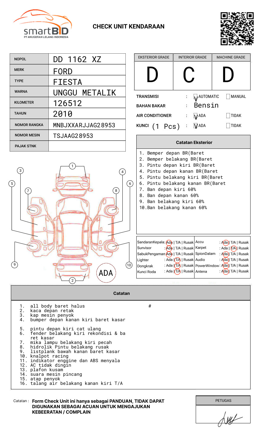 FORD  FIESTA 1.6L AT S
